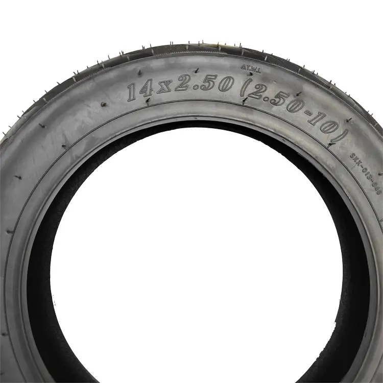 Eco friendly 14x2.50 Rubber tubeless tires 2.50-10 mini crosser Dirt Bike tyres