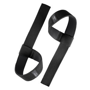 High Quality 2025 Custom Logo Fitness Wrist <b>Cuff</b> Wrist Straps Support Cotton Straps Weightlifting Gym Weight Lifting Straps - Product Image 1