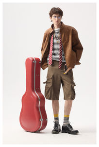 Elegante respetuoso del medio ambiente logotipo frontal a prueba de viento impermeable cuello alto moda calle estilo bombardero chaqueta para hombres y mujeres - Product Image 5