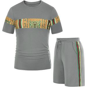 Custom Summer <b>Men</b> Trating <b>Shorts</b> <b>and</b> T-<b>Shirts</b> <b>Sets</b> Plain Tee T <b>Shirt</b> <b>and</b> <b>Shorts</b> <b>Sets</b> for <b>Men</b> - Product Image 1