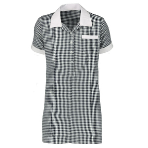 Ropa de moda azul marino forro a cuadros japonés niñas estudiante uniformes escolares Blazer vestido para la escuela - Product Image 4