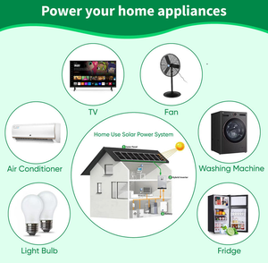 El Mejor Sistema de Energía Solar Híbrido Completo, Trifásico, 5KW, 8KW, 10KW, 48V, Sistema de Paneles Solares Híbridos Conectados a la Red y Fuera de la Red para el Hogar - Product Image 2