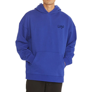 Sweat-shirt à capuche pour homme de haute qualité, coupe-vent, col rond, 100% coton tricoté, écologique, logo imprimé personnalisé - Product Image 3