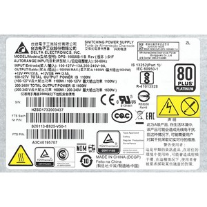 Fuente de Alimentación FUJITSU A3C40195707 de 1600W 80 PLUS PLATINUM para RX4770 M4 M5 Reacondicionada - Product Image 4