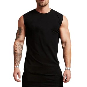 Camiseta sin mangas con logotipo personalizado para hombre, camiseta sin mangas para entrenamiento de gimnasio, camiseta sin mangas en blanco para hombre, camiseta sin mangas con lavado ácido - Product Image 4