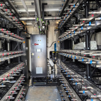 DrolinBox Conteneur d'Hydro-Mining de 40 pieds pour l'Extraction de Bitcoin, Boîte de Mining Bitcoin 192 S21, Refroidissement Liquide Hydro, Haute Densité 35 ℃ ±1 ℃   Température d'alimentation