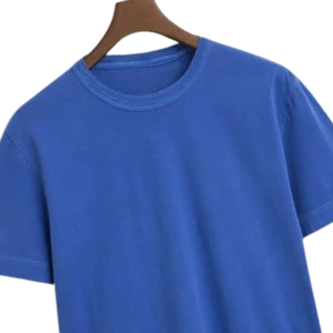 Oversized Sunfaded <b>Blue</b> Vintage Washed T Shirt Heavyweight Cotton Custom Logo Tee Bulk Wholesale Factory OEM Streetwear <b>Mens</b> - Product Image 3