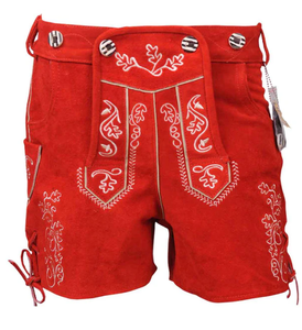 Windproof Casual Style Breathable Custom Made Original Leather Unisex <b>Lederhosen</b> <b>Women</b> Shorts - Product Image 2
