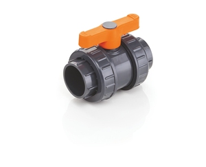 Válvula de bola de plástico PP de grado superior de 3/4 \ ", conexión roscada para suministro de agua de riego, Control Manual General, neumático de Gas OEM - Product Image 3