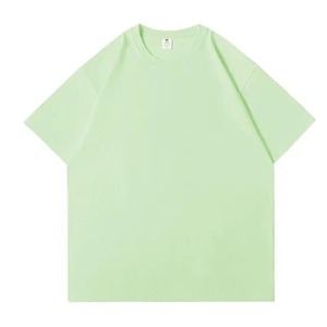 เสื้อยืดผู้ชายผ้าเจอร์ซีย์แขนสั้นใยไผ่ผสมฝ้ายเนื้อหนัก ย้อมสีสำเร็จรูป ระบายอากาศได้ดี เหมาะสำหรับใส่เที่ยวเล่นกลางแจ้งในฤดูร้อน สไตล์สตรีทแวร์ - Product Image 4