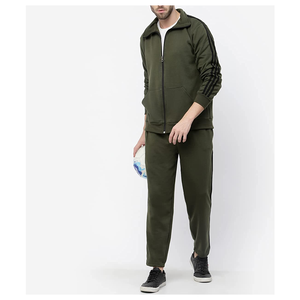 Survêtements pour hommes de haute qualité, respirants, en coton/polyester, imprimés, nouveau design, fermeture éclair, entraînement sportif, hiver, grande taille - Product Image 2