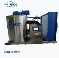2026 Nieuw Ontwerp COLDPRO Directe Levering 1 Ton/24 Uur Schijfijsmachine Motor Aandrijving PLC Kern Fabrikant Direct
