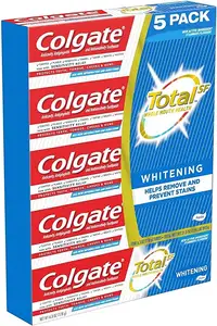 コルゲートトータルホワイトニング歯磨き粉ジェル-4.8オンス (5パック)