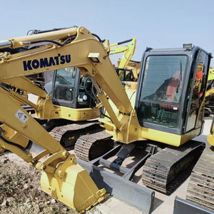 Komatsu PC เครื่องขุดมือสอง Komatsu Pc56 MINI 5ตันรถขุดพร้อมรางยาง - Product Image 1