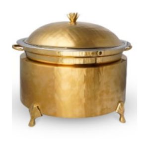 Cubo Rose Gold Stainless Steel Chafing Dish Square Buffet <b>Food</b> Warmer with Glass Lid for Hotel Catering Events - Product Image 2
