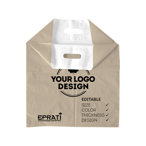 Bolsas de Compras de Plástico Reforzadas y Ecológicas, con Logotipo Personalizado Impreso, para Boutique - Product Image 4