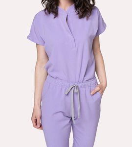 Conjuntos médicos de fregado para mujer Uniformes de hospital Premium Algodón/Poliéster con Spandex para enfermería sanitaria-Venta al por mayor - Product Image 4