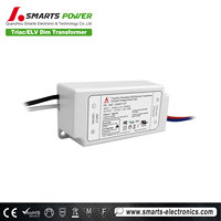 Transformateur électronique LED à gradation triac UL 120Vac 12v 24v tension constante 60w ip20