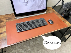 Genuine Leather Eco-Friendly Smell Proof Office Desk Mat Premium <b>Writing</b> <b>Pad</b> Durable Non Slip Cowhide Surface Handmade for - Product Image 2