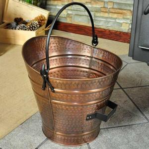 Cubo de carbón de cobre de alta calidad, duradero y hecho a mano para una auténtica decoración antigua del hogar y un estilo de chimenea vintage - Product Image 3