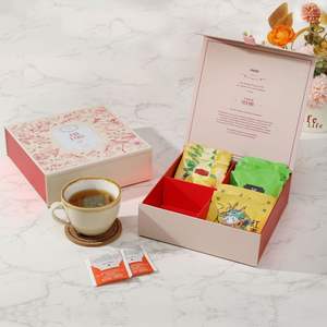 Petit sachet de thé pliable avec logo personnalisé boîte cadeau carton d'emballage magnétique avec estampage pour thé et emballage de cadeaux - Product Image 4