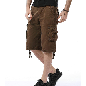 Ropa OEM personalizada para hombre, buena calidad, diseño superior, pantalones cortos Cargo de algodón de la mejor calidad para hombre, elástico personalizado, secado rápido personalizado - Product Image 3