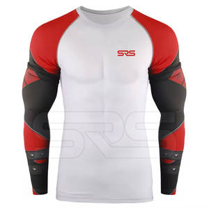 Light Weight Slim Fit <b>Men</b> <b>Compression</b> <b>Shirts</b> Workout Solid Color High Quality <b>Compression</b> <b>Shirts</b> - Product Image 1