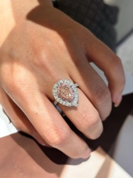 Bague de fiançailles et de mariage en diamant de laboratoire de couleur fantaisie, certifiée IGI, luxe, or 18 carats, taille émeraude, bijoux fins sur mesure, vente en gros