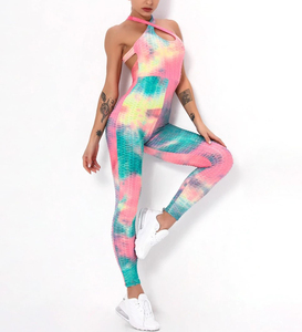 Femmes séchage rapide quatre voies Stretch haute sans couture couleur unie Compression taille élastique Fitness Legging soutien-gorge ensemble - Product Image 2