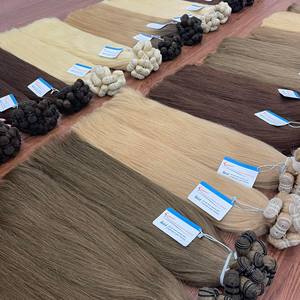 Extensiones de cabello virgen vietnamita crudo más vendidas Cabello de trama de color negro ondulado natural Estilo recto Directo del fabricante - Product Image 5