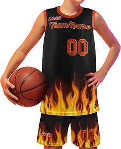 Ensembles d'uniformes de basket-ball de haute qualité, légers, respirants, grande taille, couleur personnalisée pour hommes adultes - Product Image 4