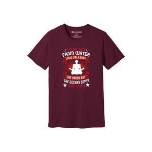 Camiseta informal de algodón 100% con impresión de temas de Buda en 3D, 12 opciones de color, 160-180, colocación de diseño personalizable GSM pesado - Product Image 3