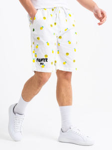 กางเกงออกกำลังกายผ้าฝ้ายขาสั้น100% มีกระเป๋าสำหรับวิ่งและฟิตเนสกางเกงออกกำลังกายปรับแต่งโลโก้ได้ - Product Image 5