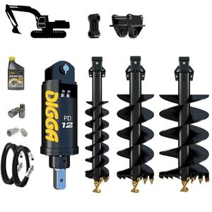 เครื่องขุดดิน Digga Bigfoot XD Trencher ขนาด 900 มม./1200 มม. สำหรับรถขุดขนาด 8 ตัน รับประกัน 5 ปี แรงบิดสูงสุด 600-1200 นิวตันเมตร - Product Image 4
