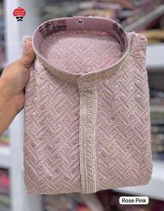 Ensemble Kurta Pyjama en Crêpe de Polyester de Haute Qualité à Prix Abordable, Dernier Design, Article à Vente Rapide, Commande en Gros - Product Image 2