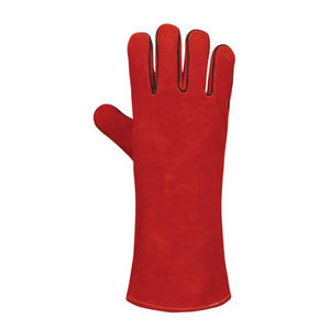 Gants en cuir de vachette de qualité supérieure Vente en gros Gants de soudage souples résistants au feu avec doublure imbibée d'étincelles pour la protection du travail - Product Image 4