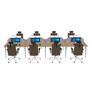 โต๊ะกลุ่ม 8 ที่นั่ง รุ่นร่วมสมัย ขนาด 480x120 ซม. ไม้ยางพารา ขาเหล็ก รุ่น HBCO063 - Product Image 2