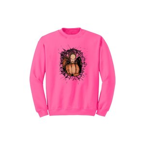 Sudadera informal de algodón 100% para colección de Anime de invierno, cuello redondo con estampado de pecho personalizable, 280gsm + Logo Front ODM Supply - Product Image 4