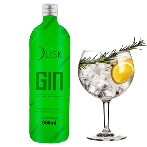 Gin Distillé Premium de Haute Qualité Dusk 5x Filtré 950ml 40% ABV Saveurs Botaniques Riches Parfum Floral Vente en Gros Bouteille en Verre - Product Image 1