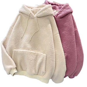 Sudadera Extra Grande de Felpa de Poliéster/Algodón de Alta Calidad para Mujer, Impresión DTF Personalizada en la Parte Delantera, Color Sólido, Transpirable, Anti-Pilling - Product Image 1