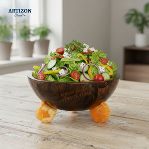 Venta directa del fabricante indio de cuenco de resina para servir, cuenco de resina con logotipo personalizado, fruta decorativa - Product Image 2