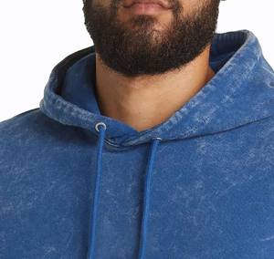 Sudaderas con capucha de invierno de 300gsm para hombre de la mejor calidad, diseño personalizado de lavado ácido, Color sólido liso directo desde Pakistán - Product Image 6