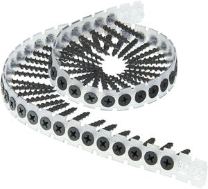 Vis de cloison sèche phosphatées noires de fil fin de point pointu de tête de clairon de Phillips pour la plaque de plâtre - Product Image 5