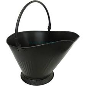 Chimenea Fogatas Estufa ardiente Pellet Cubos de metal Cubo de ceniza hecho galvanizado Cubo de ceniza con mango Suministros de cubo de carbón - Product Image 6