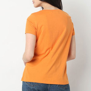 Camisetas transpirables de bajo precio para mujeres, camisetas de manga corta para adultos disponibles en stock - Product Image 5