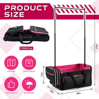 Sac à roulettes personnalisé 100L Ensemble de bagages Sac de voyage pliable Sac de danse avec porte-vêtements
