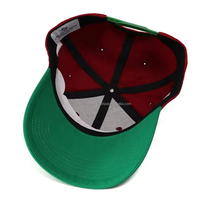 Custom Adjustable Mexico Baseball Hat Classic Mexican 6 Panel Baseball <b>Cap</b> 3D Embroidery Hats for Men <b>Women</b> Adult Red Green - Product Image 4
