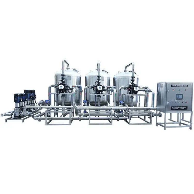 Máquina purificadora de agua para agricultura Industrial, tratamiento de agua, resina de intercambio iónico, descalcificador de agua