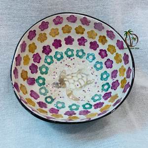 CUENCO LACADO DE COCO DISEÑADO ECOLÓGICO HECHO EN VIET NAM/VENTA CALIENTE CUENCO LACADO DE COCO PARA DECORACIÓN - Product Image 4