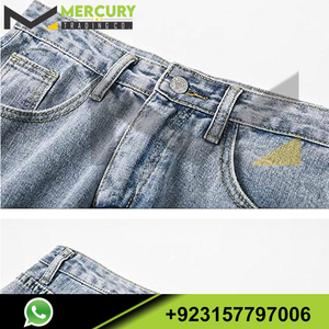 Pantalones Vaqueros de Mezclilla con Logotipo Personalizado, Estilo Urbano, Corte Holgado, Recto, Tallas Grandes, Jeans para Hombre de Alta Calidad - Product Image 5